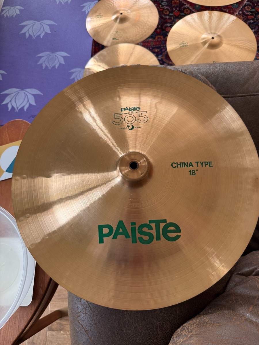 Paiste 505 Green Label Cymbals. Ride, Crash, China. 20 18 16 | eBay