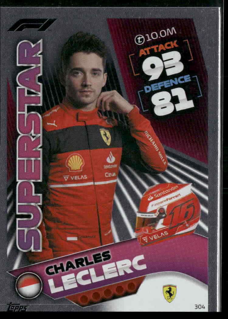TOPPS CHARLES LECLERC シャルル・ルクレール 世界75枚限定 2024 Topps Chrome Formula 1 F1 Charles Leclerc The Grid SSP