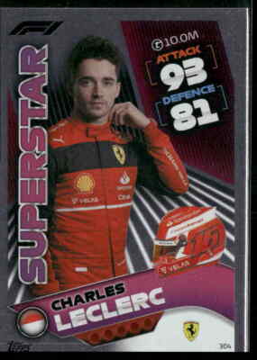 2022 Topps Turbo Attax F1 #304 Charles Leclerc | eBay