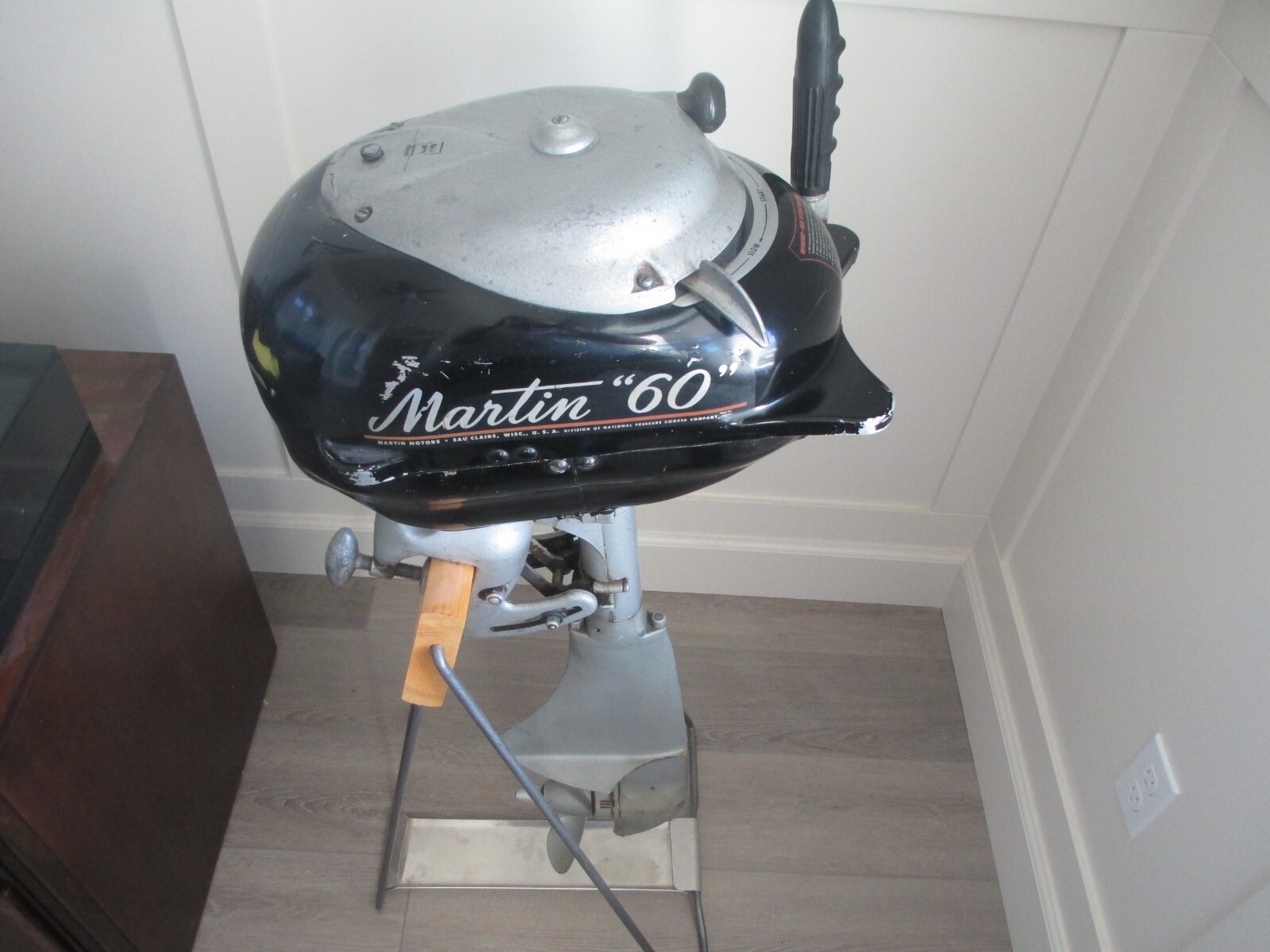 1947 Martin "60" Outboard Motor & Stand eBay