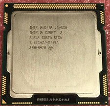 Intel Core i3-530 2.93GHz LGA 1156/Socket H 2.5 GT/s Desktop CPU SLBLR