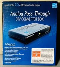Digital Stream DTX9950 Analog Pass-Through DTV Converter Box Nhens New Unused