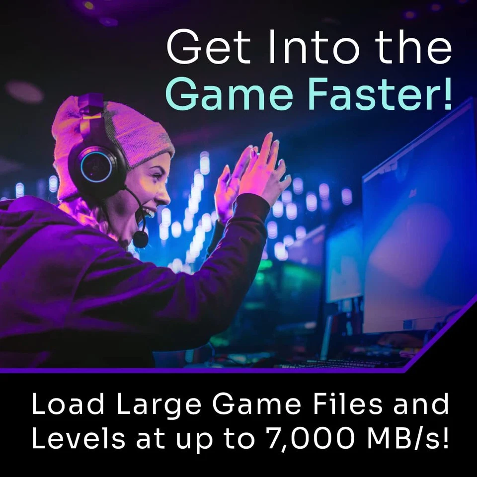 Intel SOLIDIGM P44 Pro 2TB M.2 2280 PCIe 4.0x4 NVMe Gaming TLC Internal SSD - Image 3 of 4