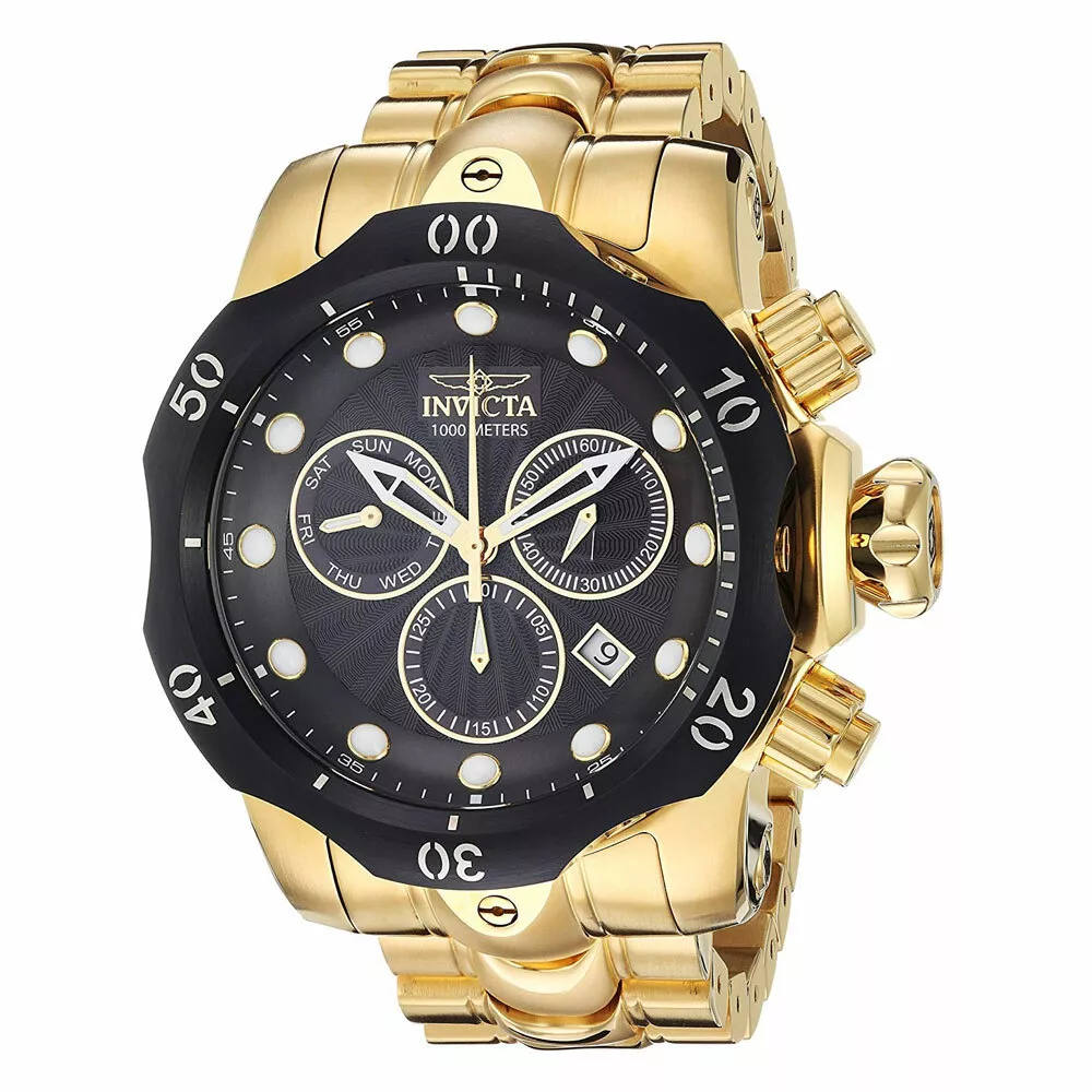 Invicta Venom Chronograph Black Dial Mens Watch 23892 eBay