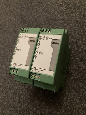 2x MINI-SYS-PS-100-240AC/24DC/1.5, PHOENIX CONTACT