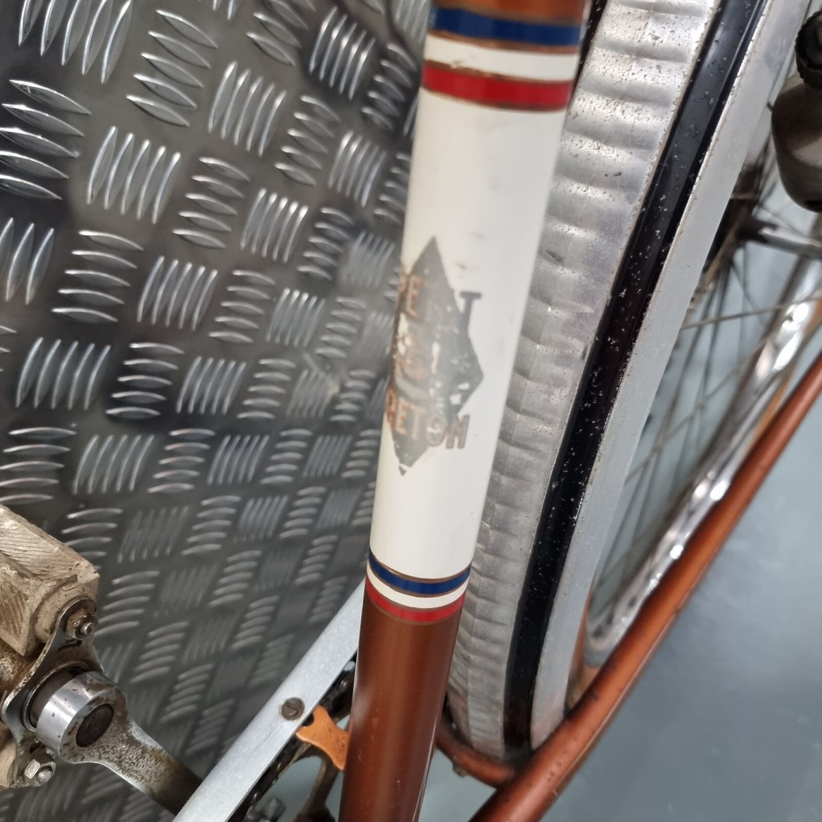 Cadre Randonneuse Acier 650B Vintage 1950-55 – Avec Freins Mafac, Inspiration René Herse