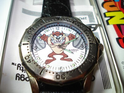 NEW RARE VINTAGE ARMITRON TASMANIAN DEVIL WARNER BROS. WATCH  display picture 1