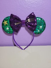 The Little Mermaid Mickey Ears With A Dinglehopper
