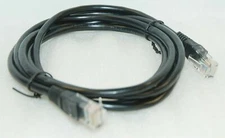 CAT 5e UTP BLACK 6' foot Ethernet Cable E339682 Category 5e 26AWG cat5