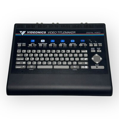 Videonics Video Titlemaker Digital Video Vintage TM-1 NTSC ( No Power Cord )