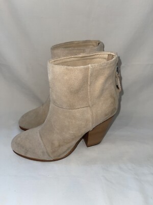 Rag & Bone Brown Suede Heeled Boots Rag & Bone Viva Boot in Brown Suede main image 2