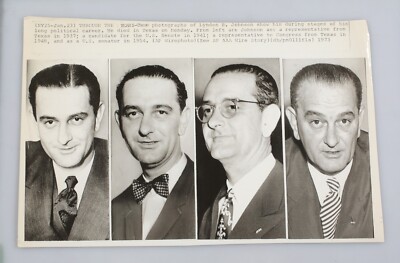 Death President Lyndon Johnson LBJ Type 1 Wire Photo 1973 Photos Over the Years