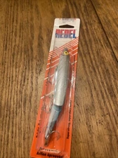 2004 rebel lure minnow jointed Silver Blueback J3003S approx 5" pradco New In Pk