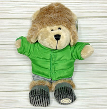 Starbucks 2011 Bearista Bear Plush Winter Green Puffy Jacket 104th Edition NEW