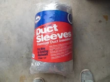 Master Flow 8 In 5 ft length R-6 Ductwork Insulation Sleeve Air Quality Energy