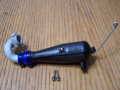 Fits Traxxas 4910 2.5 T-maxx Exhaust Pipe &Aluminum Header Wire Mounting Bracket