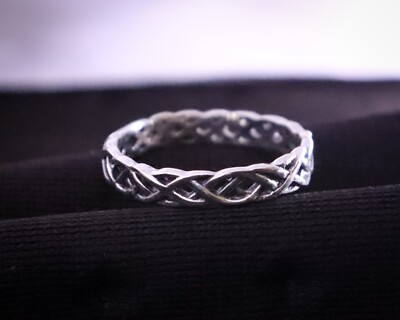 Ewiger Knoten Keltischer Ring - Symbol unendlicher Liebe & Einheit | 925 Sterling Silber