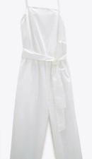 Tuta Zara Donna M Nuova Bianca - 7802202250 100% Cotone