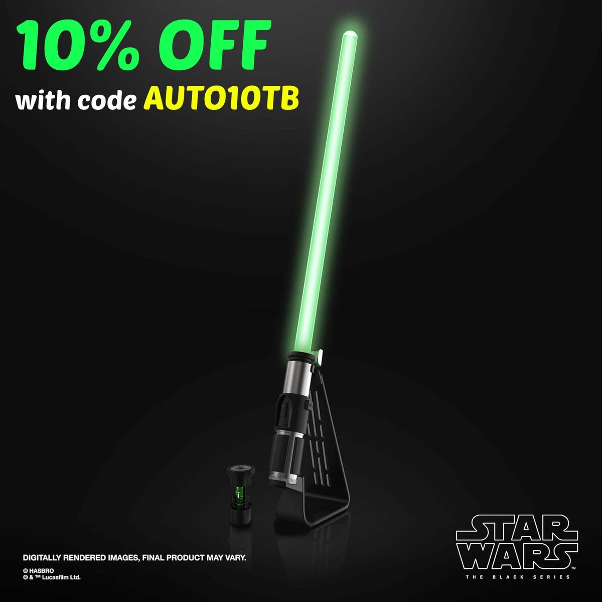 Star Wars The Black Series Yoda Premium Force FX Elite Lightsaber