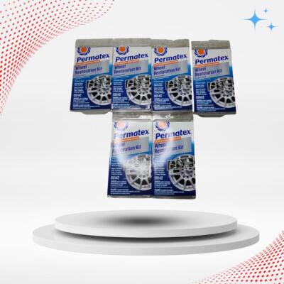 Lot of 6 Permatex Wheel Restoration Kit Repair System 09142