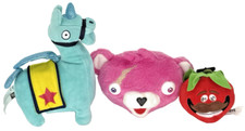 Fortnite Plush Lot of 3 Loot Llama Tomatohead Cuddle Team Leader Epic Games