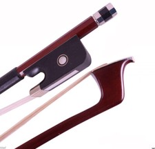 4/4 Brazil Wood Ebony Frog Straight Advance Natural Horse hair Bow Cello Bow