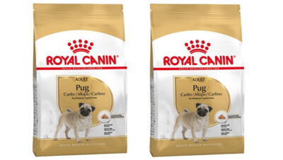 Royal Canin Breed Pug Adult Hundefutter Trockenfutter 2 x 3 kg = 6 kg