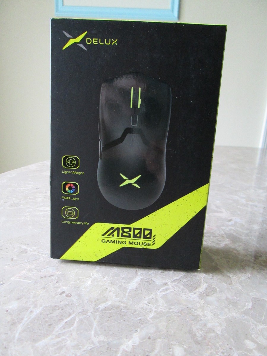 Modded Delux M800 RGB 2.4Ghz Wired Pro Gaming Mouse Lightweight | eBay