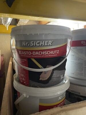 Wasserabweisender Latex Bitumen  Dachlack Isolieranstrich 5L Restposten
