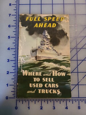 1934 Chevrolet Brochure Full Speed Ahead How to Sell Used Cars
