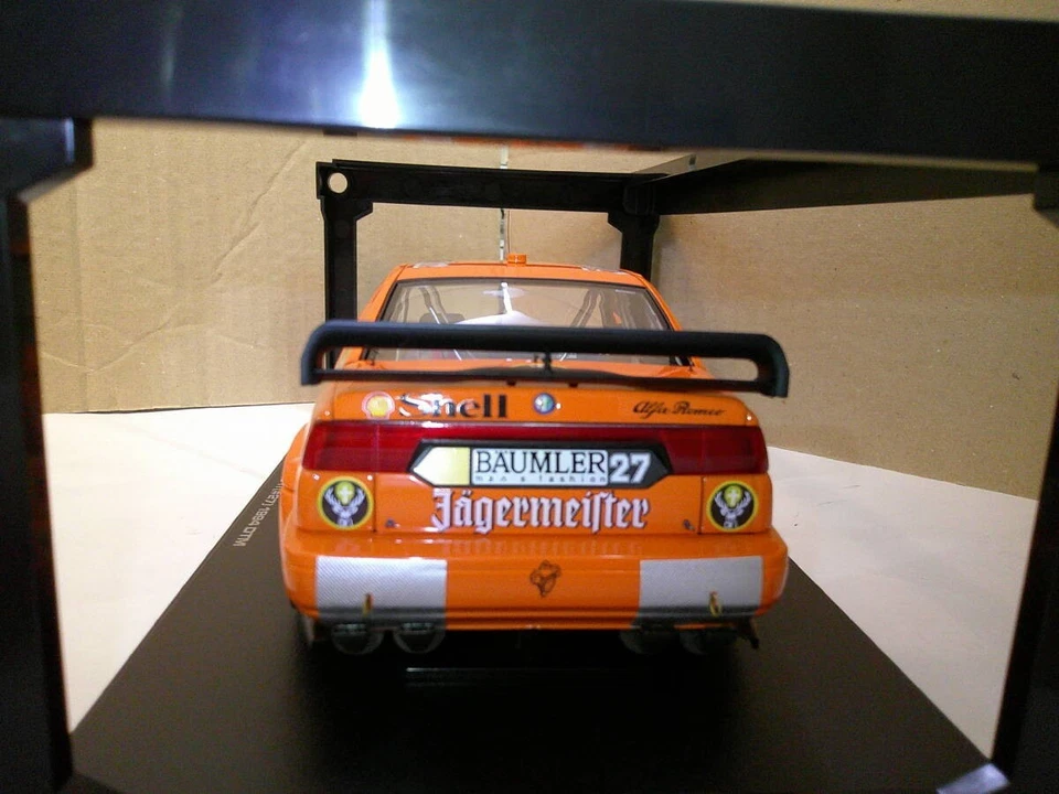 HPI Alfa Romeo 155 V6 TI #27 1994 DTM 1/18 8617 Alfa Romeo Jägermeister - Immagine 4 di 4