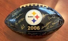 2006 REPLICA TEAM SIGNED STEELERS FOOTBALL BADEN