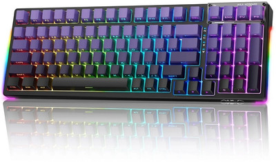 99 Key Mechanical Keyboard, Tri-Mode Bluetooth/2.4G/USB-C Hot Swappable Custo...