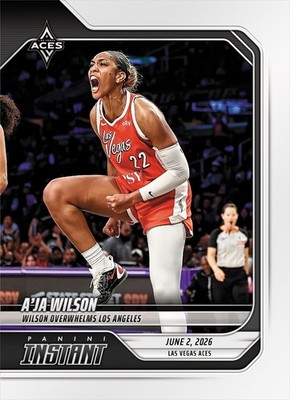 2026 Panini Instant WNBA #119 A'ja Wilson Las Vegas Aces PRESALE