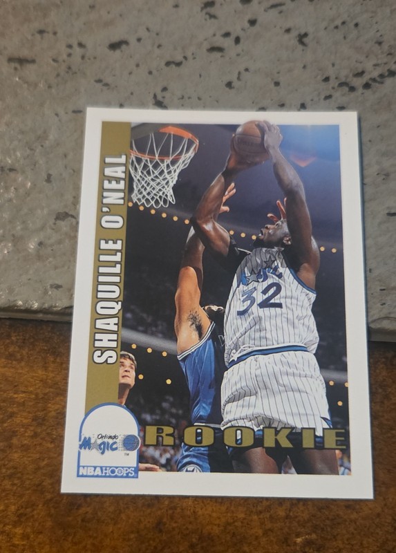 1992-93 NBA Hoops - Shaquille O'Neal #442 (RC)