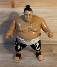 WWE WWF Hasbro Yokozuna Green Card Series 11 Rare  1991 Working Action