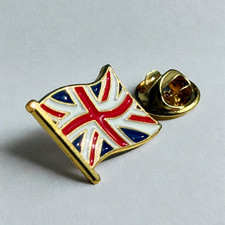 3 X British Union Jack Flag Lapel Enamel Pin Badge Jacket Flat boy Hat Cap