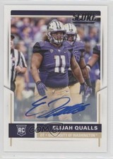 2017 Score Rookie Signatures Elijah Qualls #419 Auto 2r5