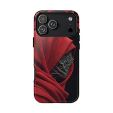 Phone Ink - Case for iPhone/Galaxy/Pixel - Red Hooded Eldritch Mythos