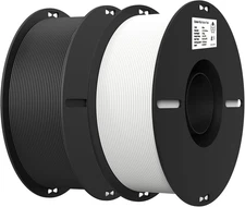 Creality PLA Filament 2kg Bundle 1.75mm Black & White 3D Printer FDM Spools