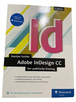 Adobe InDesign CC Buch Taschenbuch Karsten Geisler Rheinwerk Programmierung