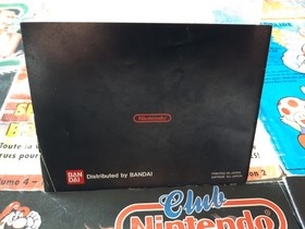 Notice Manuel Original De Jeu Wild GUNMAN Pour Nintendo Nes en FRA