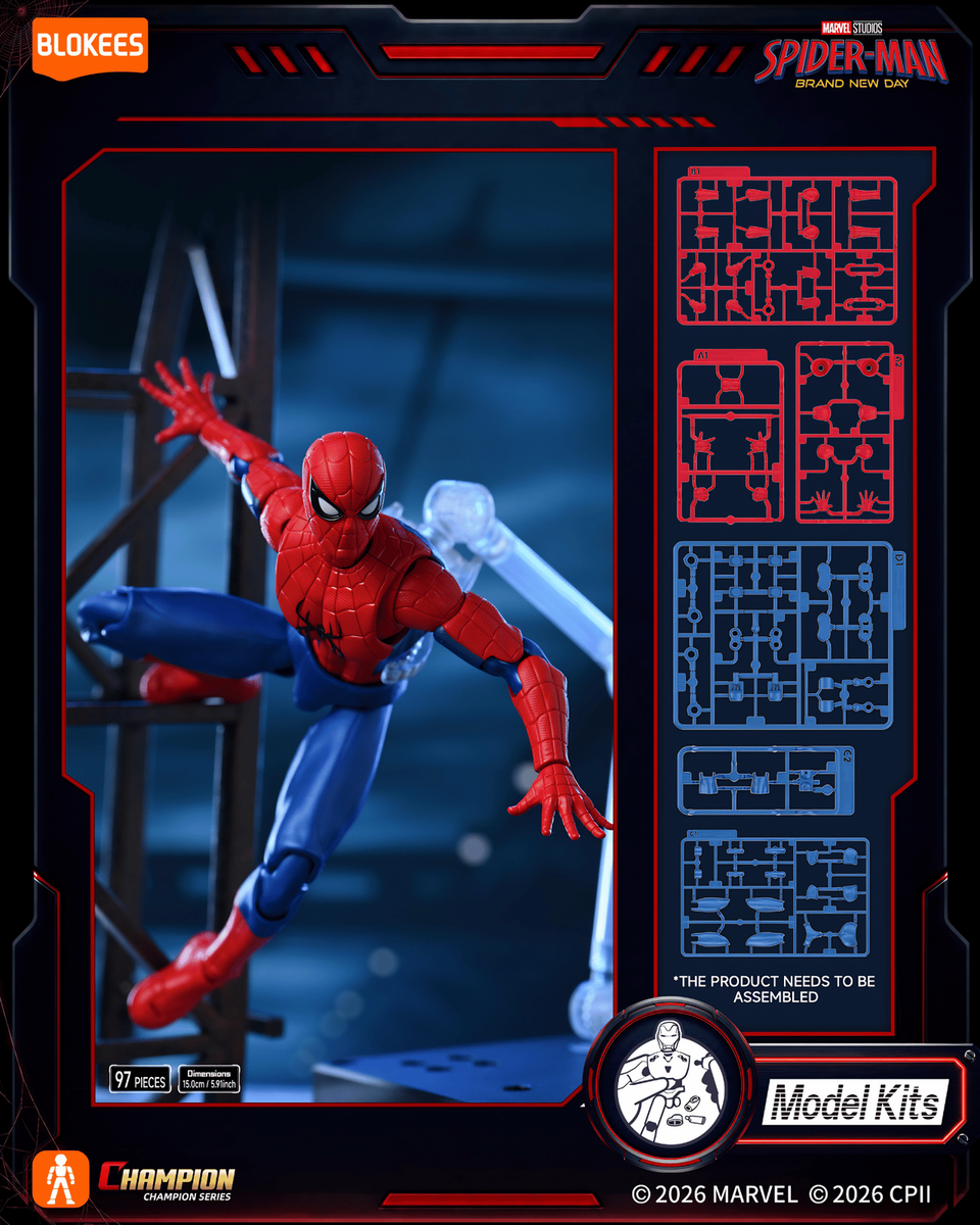 Blokees Marvel Champion Class Spider-Man Brand New Day Model Kit