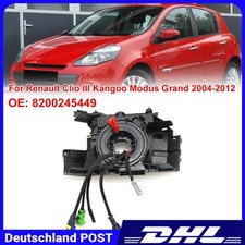Lenkrad Für Renault Clio III Kangoo Modus Grand 04-12 Wickelfeder Schleifring