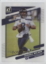2021 Panini Clearly Donruss Holo Silver 9/10 Russell Wilson #42 5i3