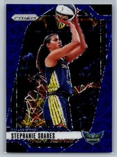 Stephanie Soares 2024 Panini Prizm WNBA #47 Blue Velocity Prizms Dallas Wings