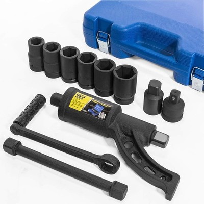 XtremepowerUS 8-Pieces Heavy Duty Torque Multiplier Wrench Labor