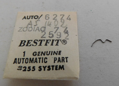 ZODIAC 74 PART #6274 AUTO SPRING. NEW OLD STOCK