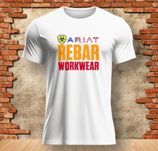 New Ariat Rebar Workwear Funny Logo Mens Shirt Size XS-3XL