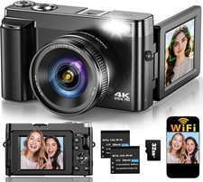 4K Digital Camera for Photography Autofocus, Upgraded 48MP Vlogging Camera 16x